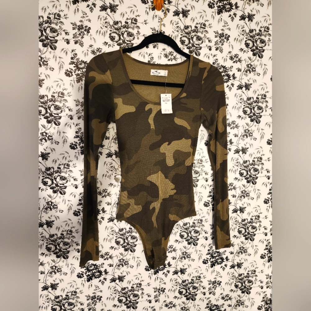 NWT camo bodysuit